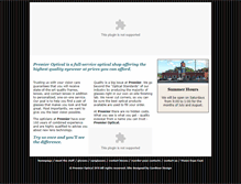 Tablet Screenshot of premier-optical.com